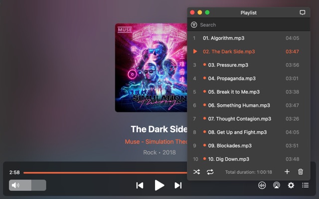 music player for mac not itunes